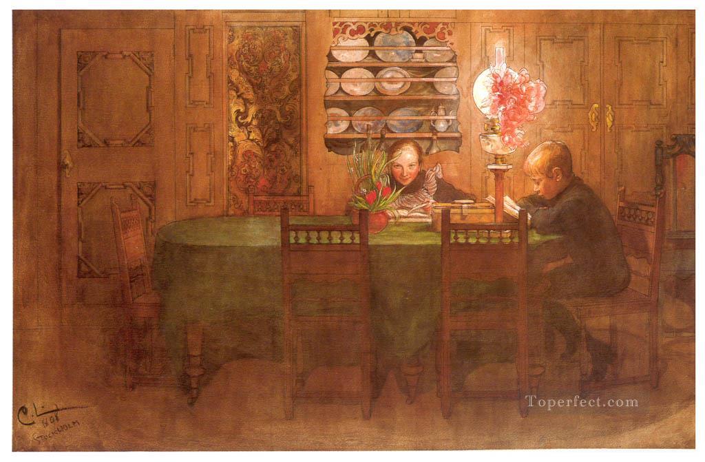 ロス・デベレス 1898 カール・ラーソン油絵